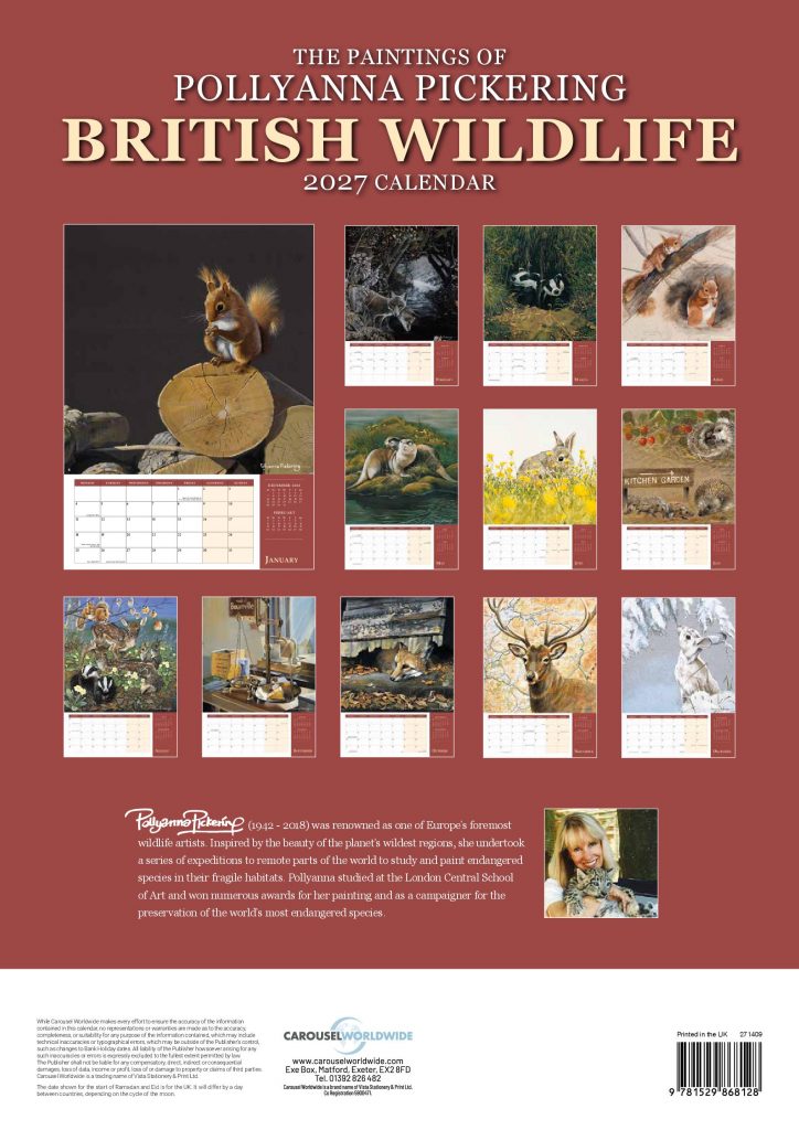 2027 British Wildlife Calendar - Image 2