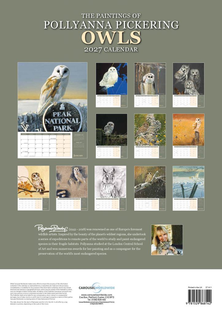 2027 Owl Calendar - Image 2