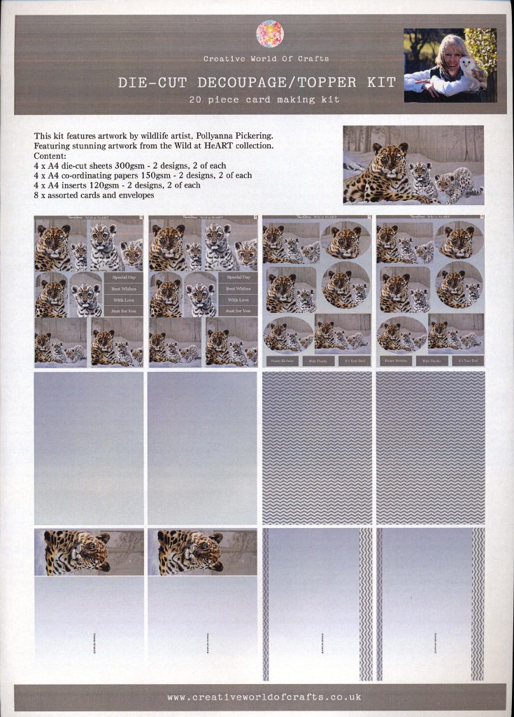 Card Making Kit : Amur Leopard - Image 2