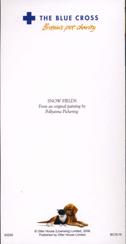 Christmas cards : Border Collie Snow Fields - Image 2