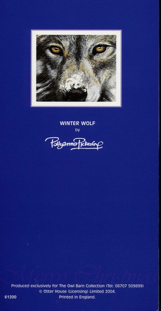 Christmas Cards : Winter Wolf - Image 2